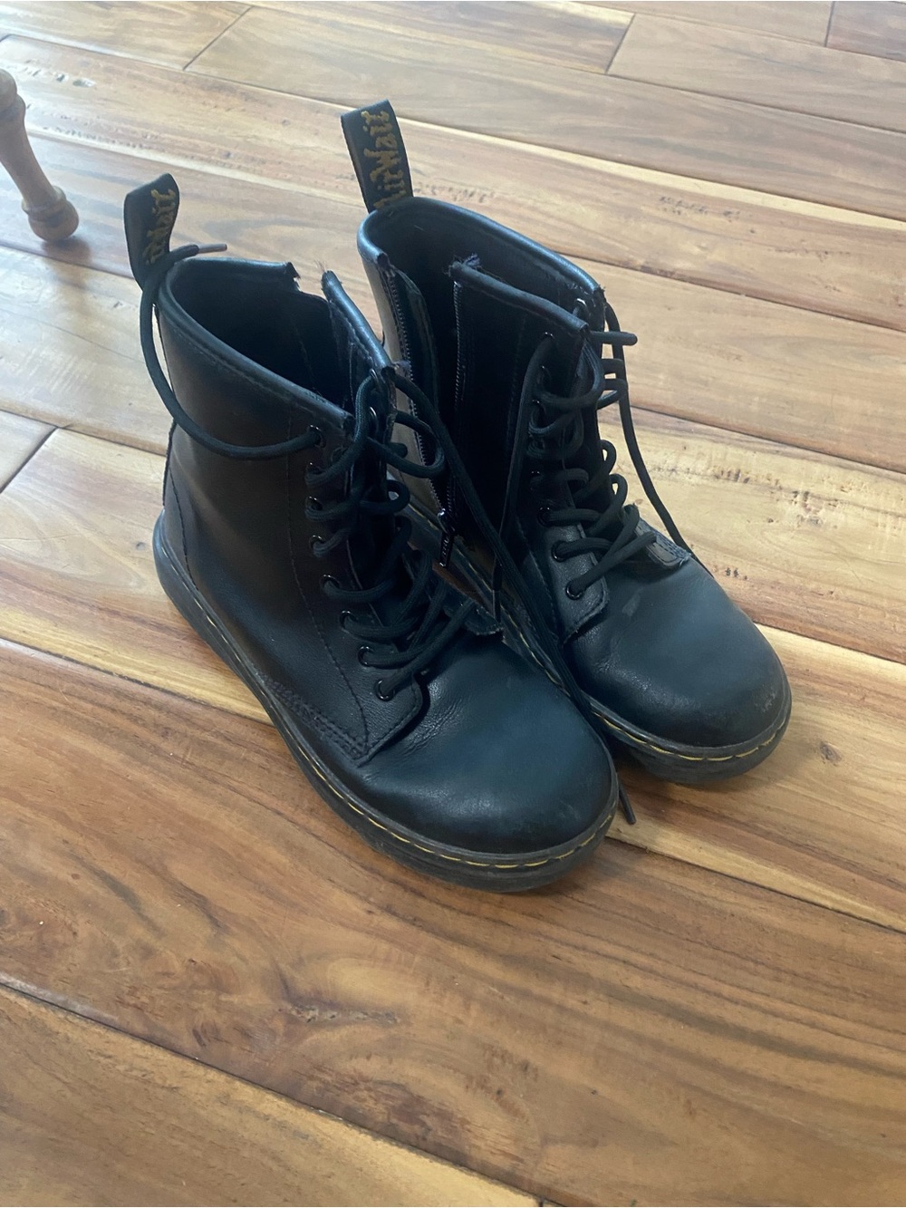 Youth Dr Martens combat boots